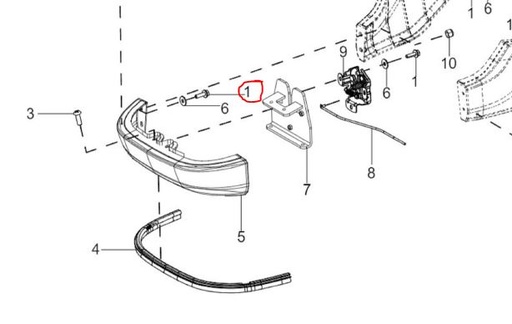 [solis-20003518aa-CSS] HEX FLANGE SCREW M6X1X20 -8.8 SA2JS
