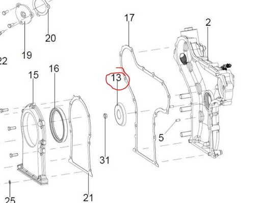 [solis-703403013a-CSS] Front oil Splash guard