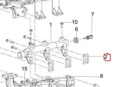 [solis-703405003b-CSS] Gasket (Return line)