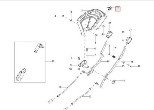 [10039200AB Knob Assy] Knob Assy