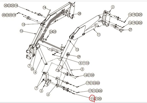 [S1130600459 Greasable Pin Assembly 284] Greasable Pin Assembly 284