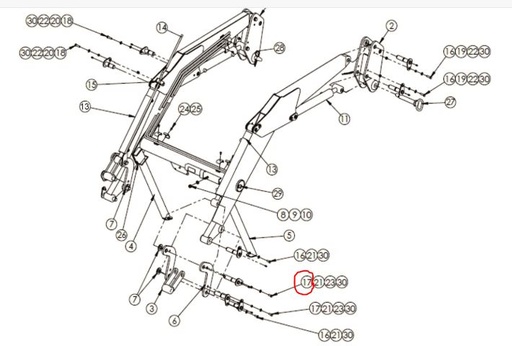 [S1130600460 Greasable Pin Assembly] Greasable Pin Assembly 297