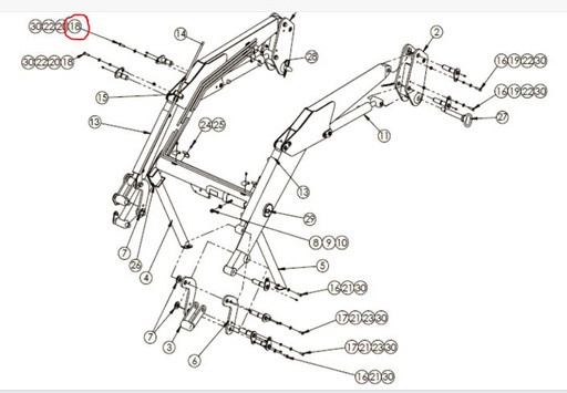 [S1130600461 Greasable Pin Assembly 287] Greasable Pin Assembly 287