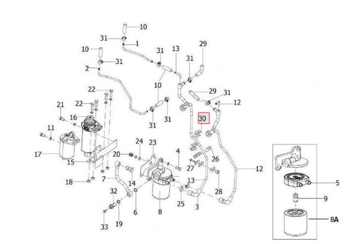 [300030134A Clamp D08/08] Clamp D08/08