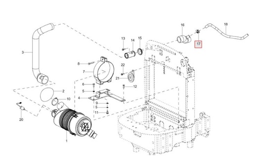 [20005197AA] HOSE WORM CLAMP 14X20 IS:4762