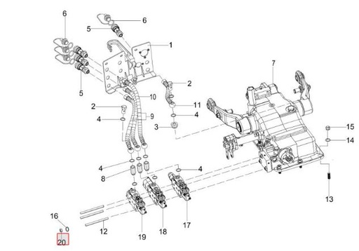 [20005503AA] HEX NUT M10 -8 SA2JS