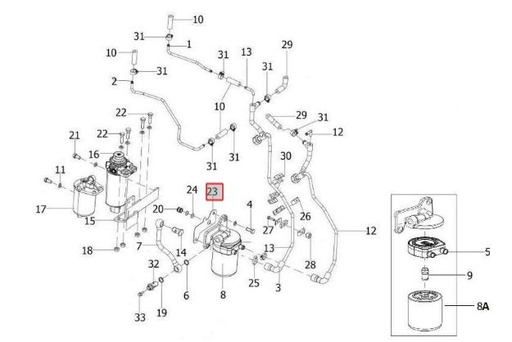 [703007030C] GASKET (FILTER BODY)