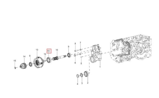 [20005653AA] BALL BEARING 6007