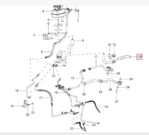 [10027455AA]  SUCTION PIPE FROM HOSE TO HOSE.
