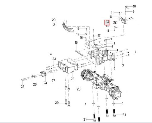 [10094010AA] BONNET LOCK ASSY