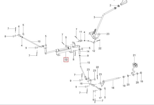 [10022487BE] AXLE ASSY. (WITH FLOOR ) SOLIS 3