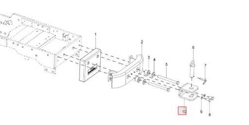 [10054141AB] FRONT TOE HOOK
