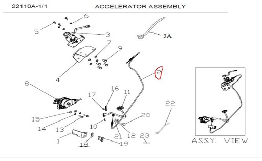 [10017988AD] HAND ACCLERATOR WIRE FOR CRDI MODEL
