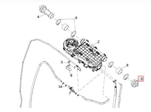 [300042875A] AC DUCT LH (SOLIS 50 CAB)