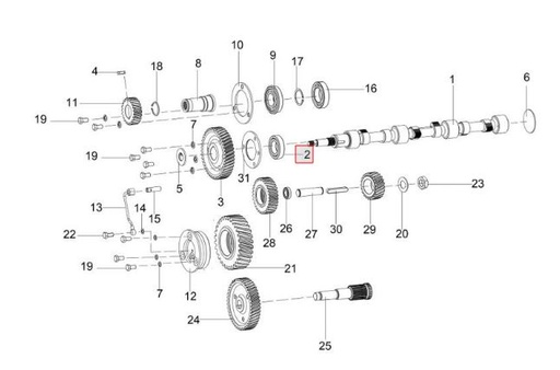 [803404014A] CYL. ROLLER BEARING (30X55X13) NUP-1006