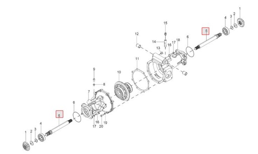 [10051010AC] FRONT AXLE SHAFT