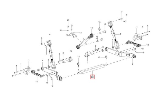 [10051214AB] DRAW BAR