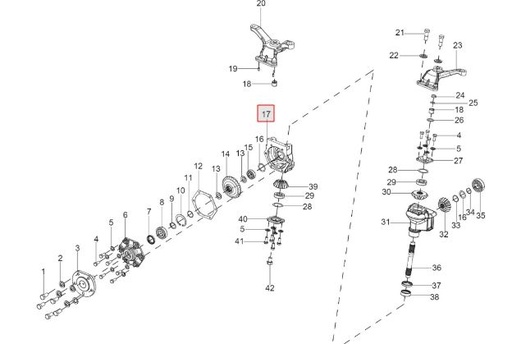 [10051257CB] ASSY FRONT AXLE HSG                                