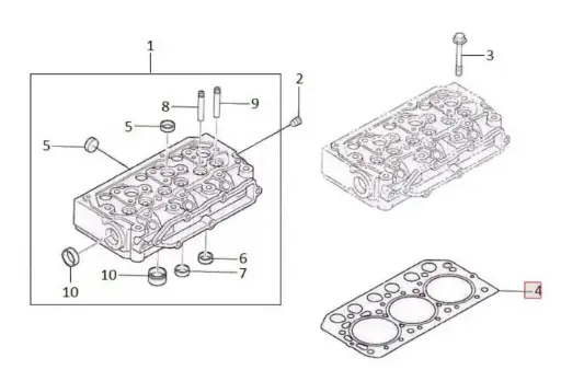 [10054825AA] 10054825AA HEAD GASKET