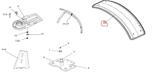 [10083153AA] FRONT MUDGAURD