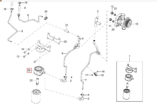[803407007A] HEAT EXCHANGER (10 PLATES)