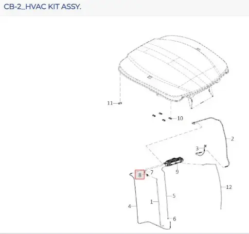 [10095083AA] 12V SOLENOID VALVE ADAPTOR ASSY
