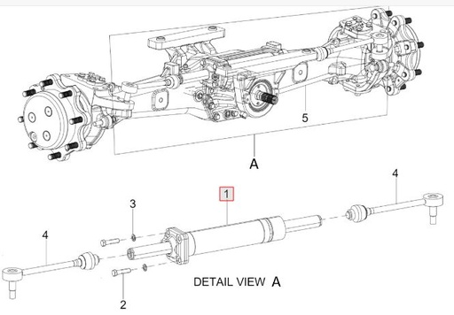 [10028583AA] HYDRAULIC CYLINDER ASSEMBLY