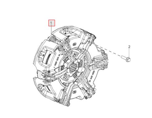 [10018022AB] DOUBLE CLUTCH ASSY