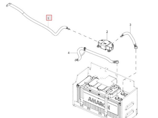 [300169657A] BATT CABLE +VE BDS TO STARTER